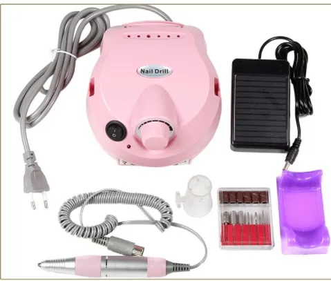 Professional Portable Nail Drill Electric Nail Drill Machine Manicure 35000 rpm with Bits Set
