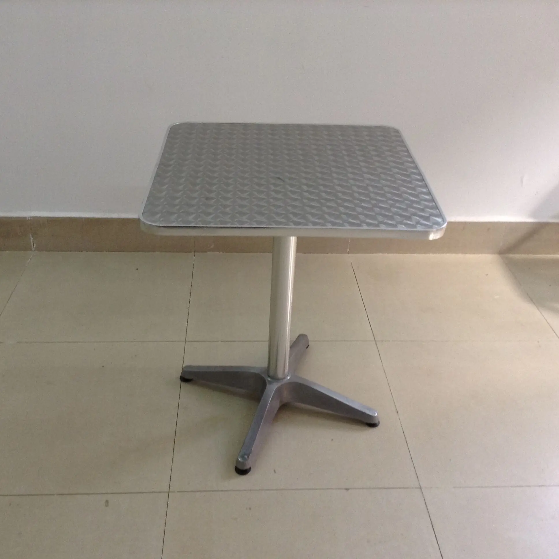 square stainless steel foldable dining table designs,folding dining table YT2