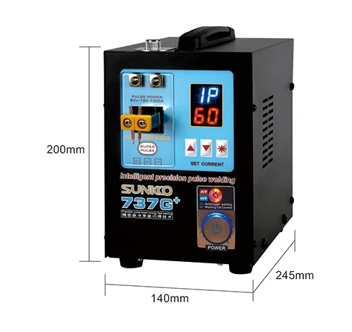 Горячая Распродажа точечный аппарат Sunkko 737g + 220v/110v батарея точечный сварочный аппарат 18650 батарея Сварочный аппарат