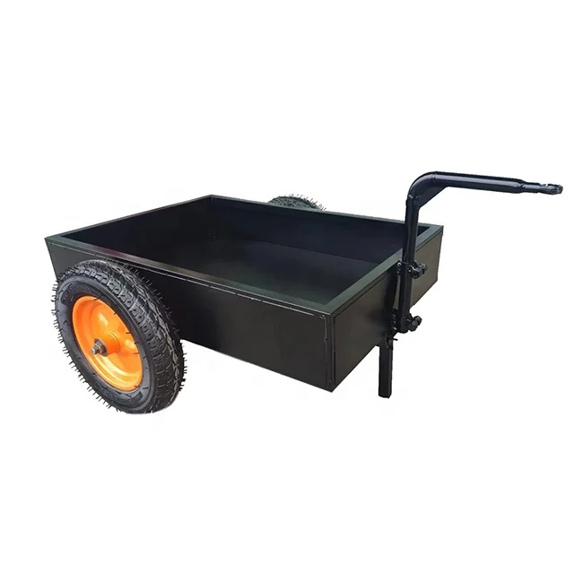 Semi drawbar small bicycle bike motorcycle camper cargo & utility trailers