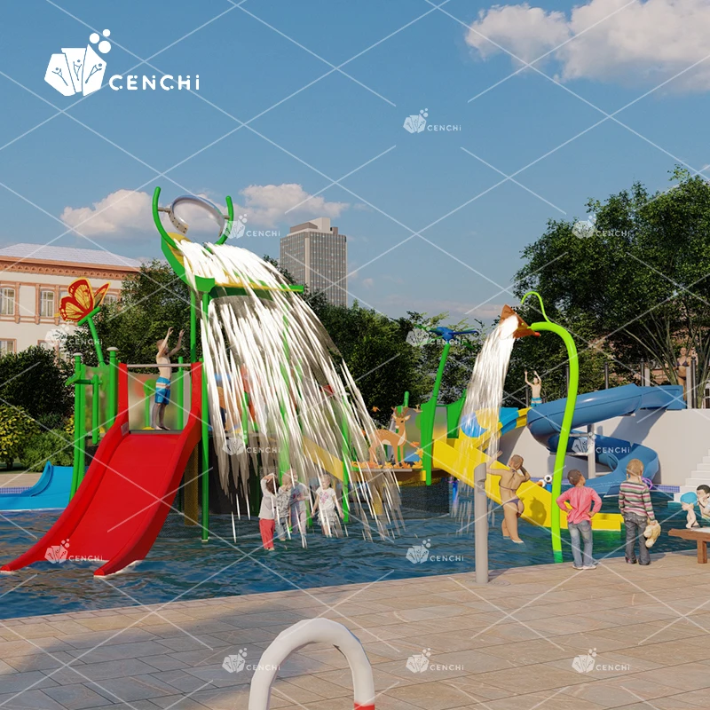Cenchi коммерческий детский общественный курортный спринклер для заднего двора, фонтан с распылителем, аквапарк, брызги, садовый душ, брызги