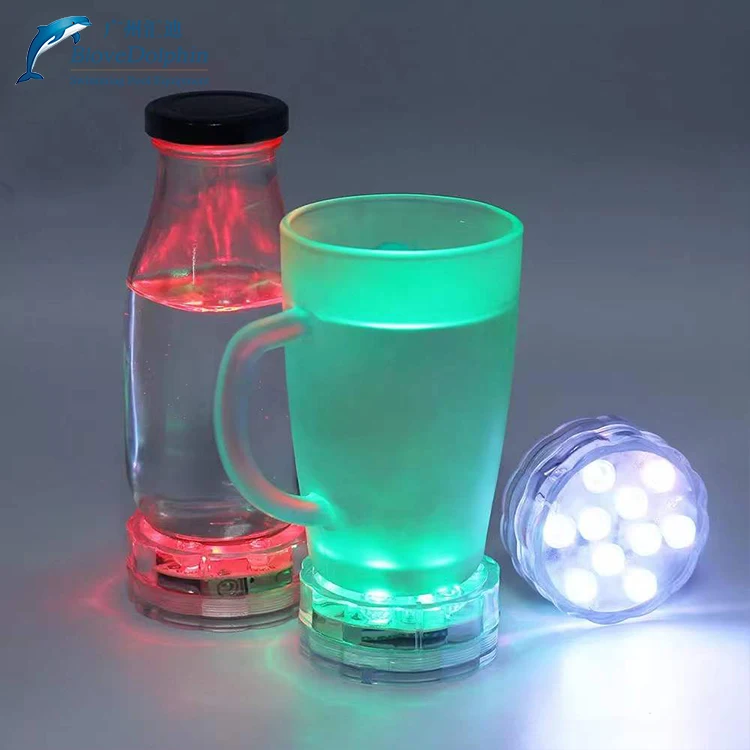 RGB Outdoor Garden Swimming Pool Accessories IP68 IP67 LED Underwater Light ABS Plastic Body Blue White Red Remote Control