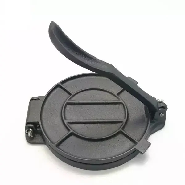 WZ CAST IRON COOKWARE -FACTORY PRICE Pre-seasoned Tortilla Press Tortilla Maker double sided 8 inch cast iron tortilla press