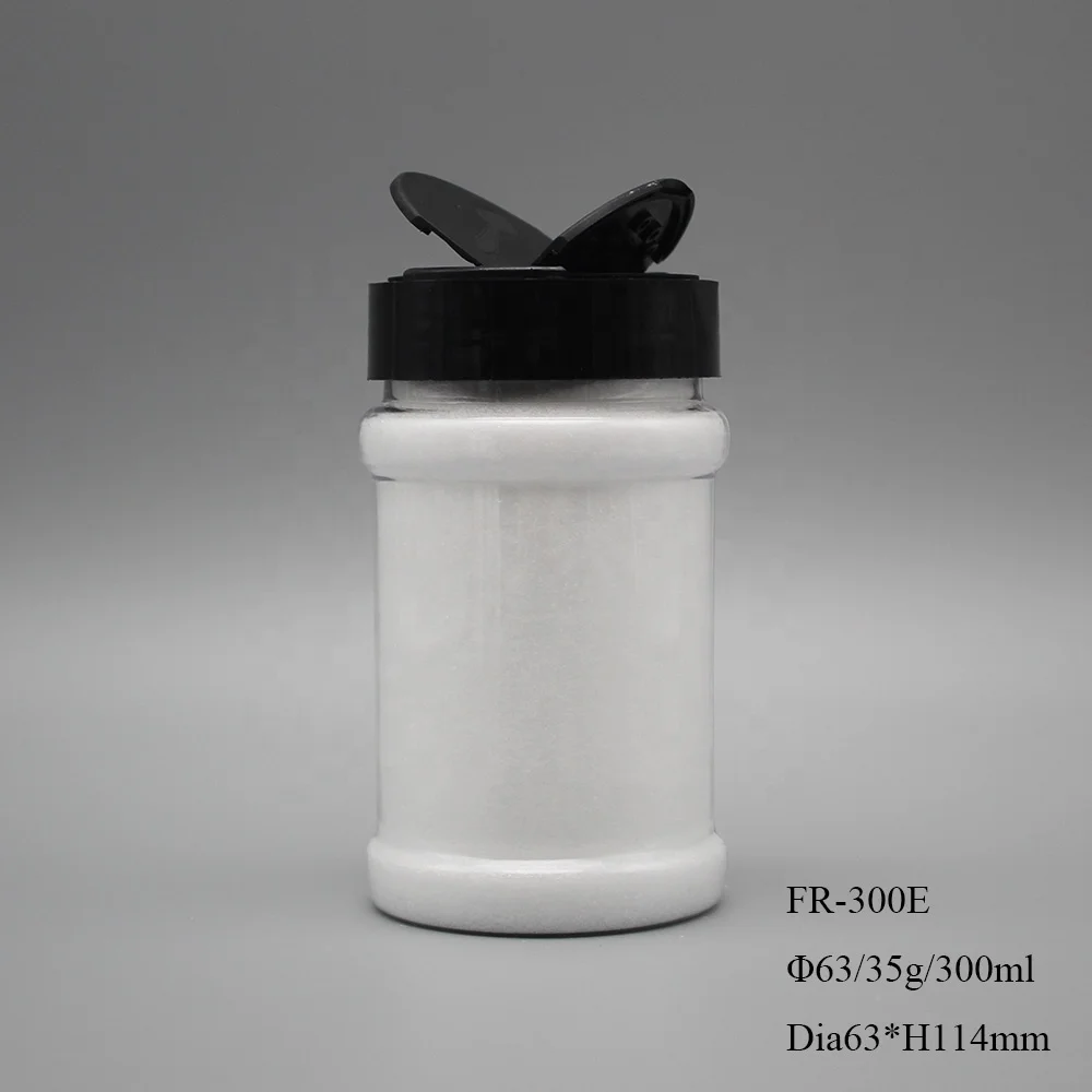 10 oz PET пластиковая причудливая бутылка для пряностей (шейкер крышкой оптовая продажа пластиковые банки специй и соли контейнер с бабочкой откидной верхней