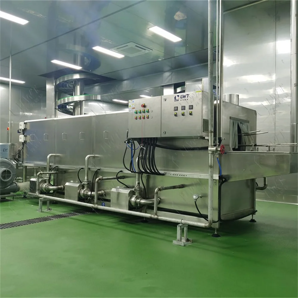 LWT Industrial Plastic Crate Washing Machine Automatic Tray Washer for Central Kitchen Use