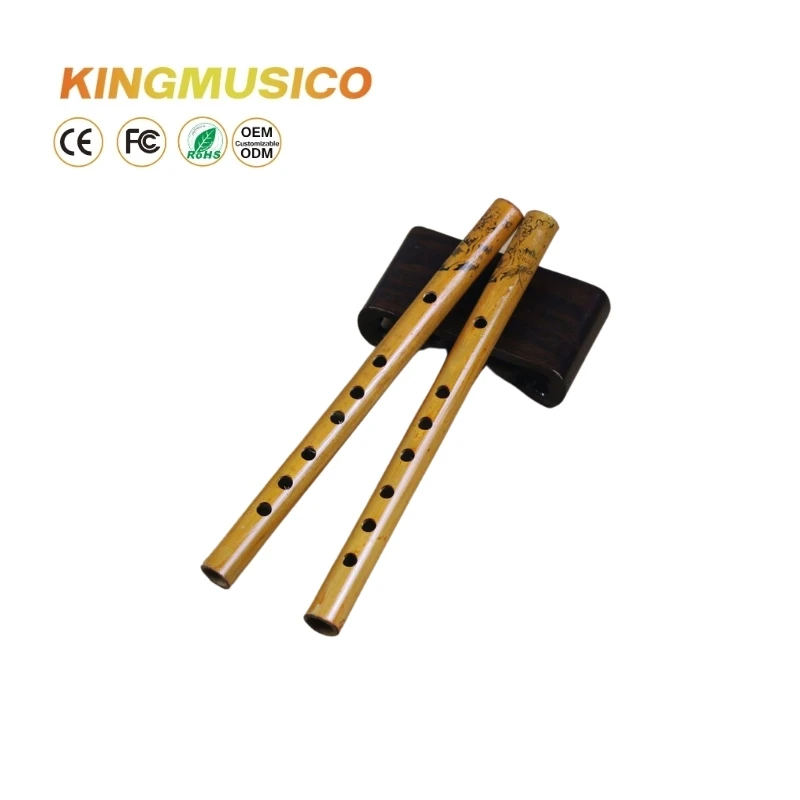 Professional 6-Hole Bamboo Flute - Traditional Student Practice Musical Instrument