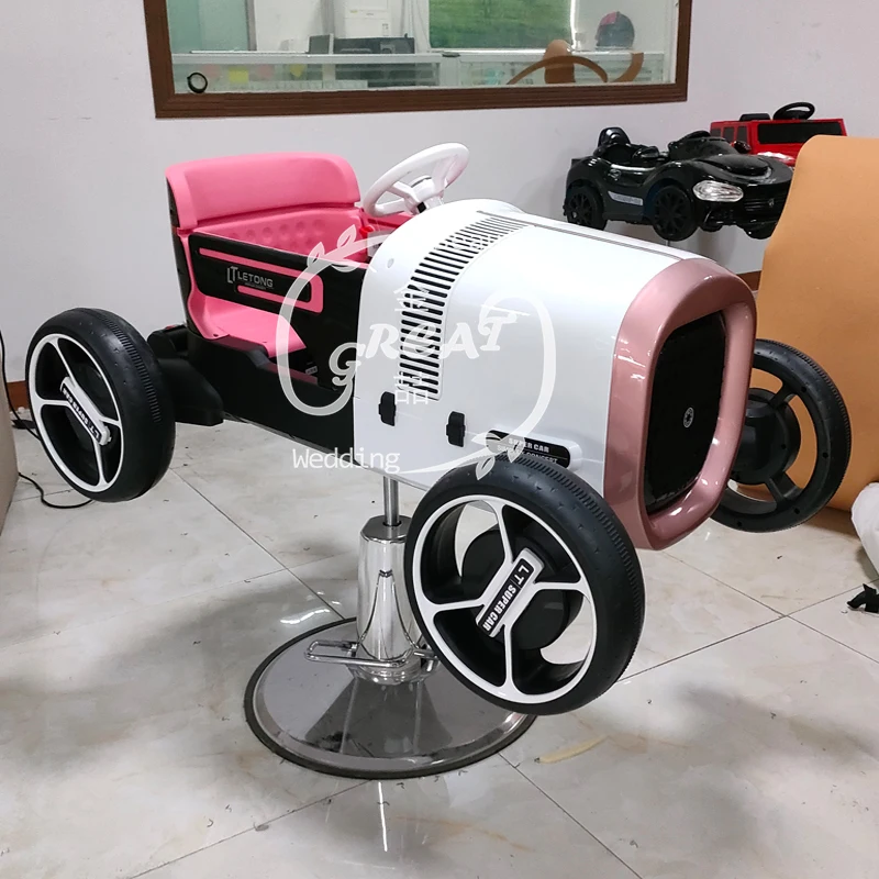 Foshan Great Factory Wholesale Kids Car Salon Equipment Beauty Barber Chair