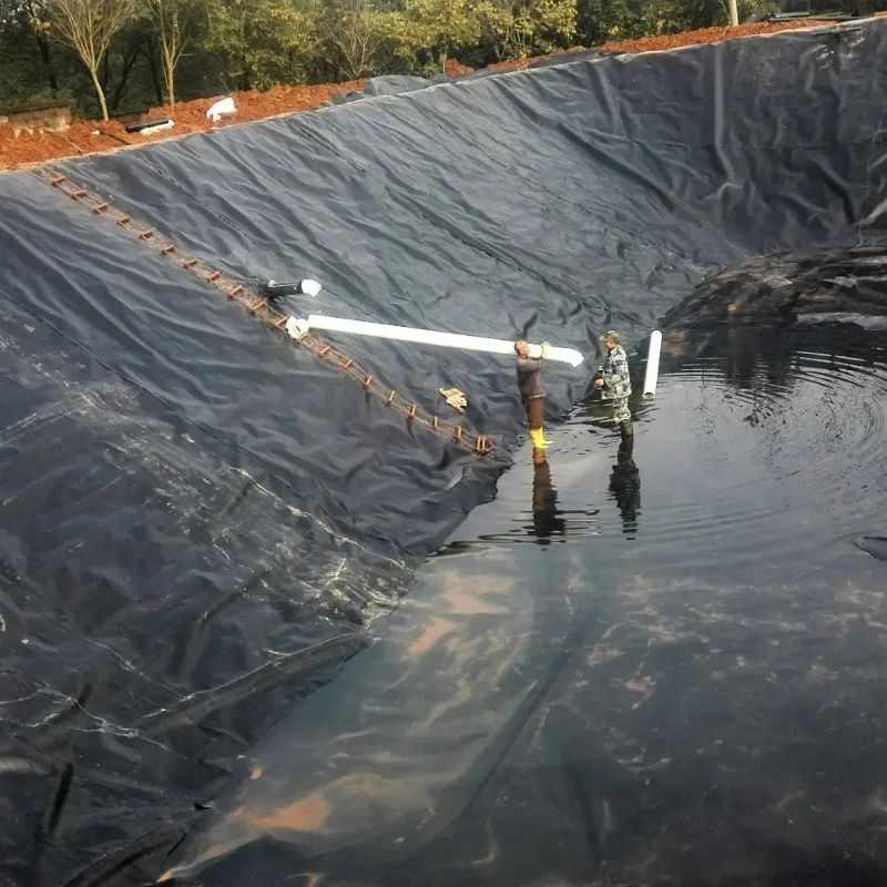 2 mm hdpe textured geomembrane waterproofing liner for buried underground rainwater harvesting modular tanks installation