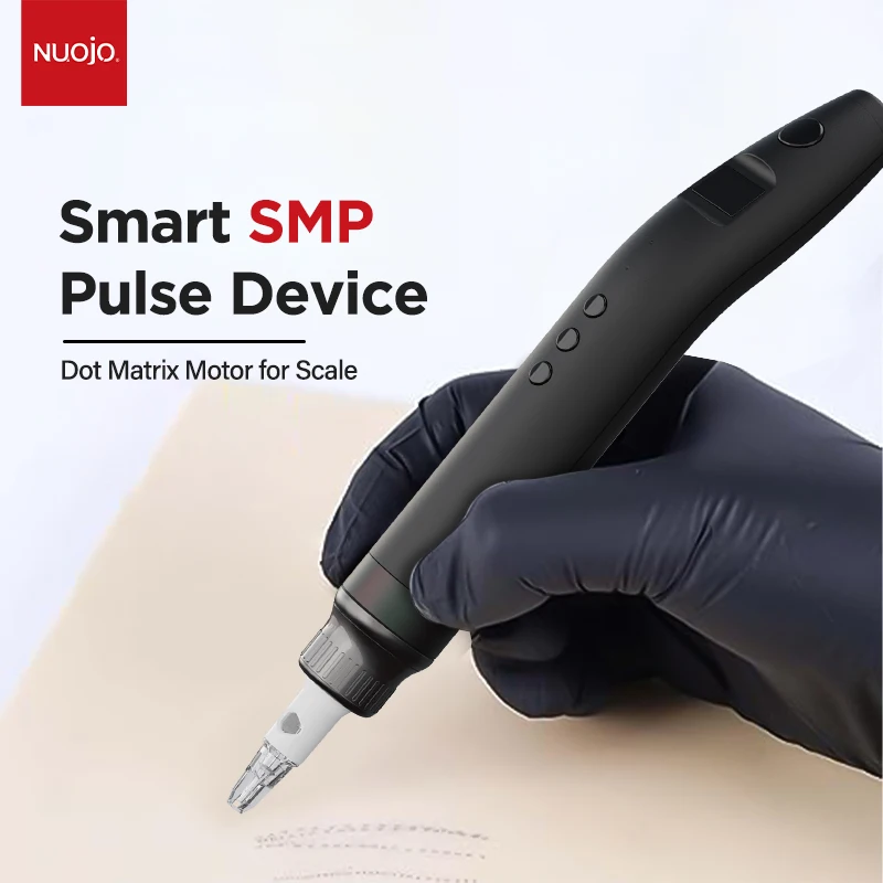 NUOJO Newest OEM SMP Scalp Painless Scalp Micropigmentation Machine pmu Scalp Micro Pigmentation Kit