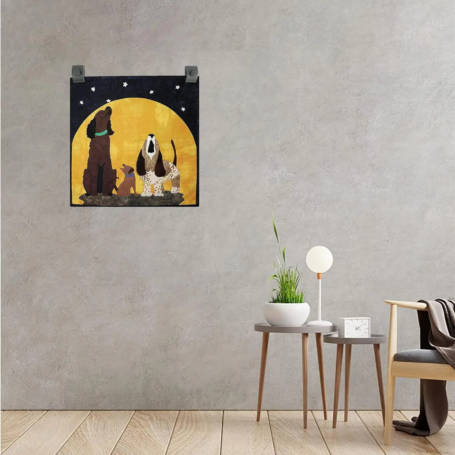 Hot Sale Wooden Quilt Wall Hangers Quilt Clips 4 Small Clips and Screws for Wall Hangings