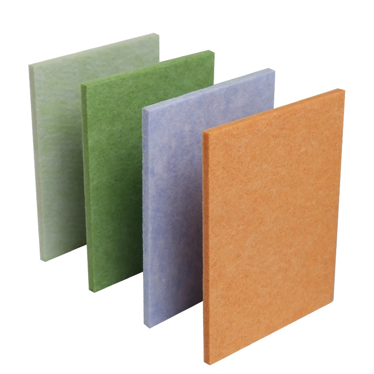 1.2*2.4m Acoustic panel sound insulation wall panels polyester fiber 100% Pet Felt Polyester Fiber Acoustic Panel