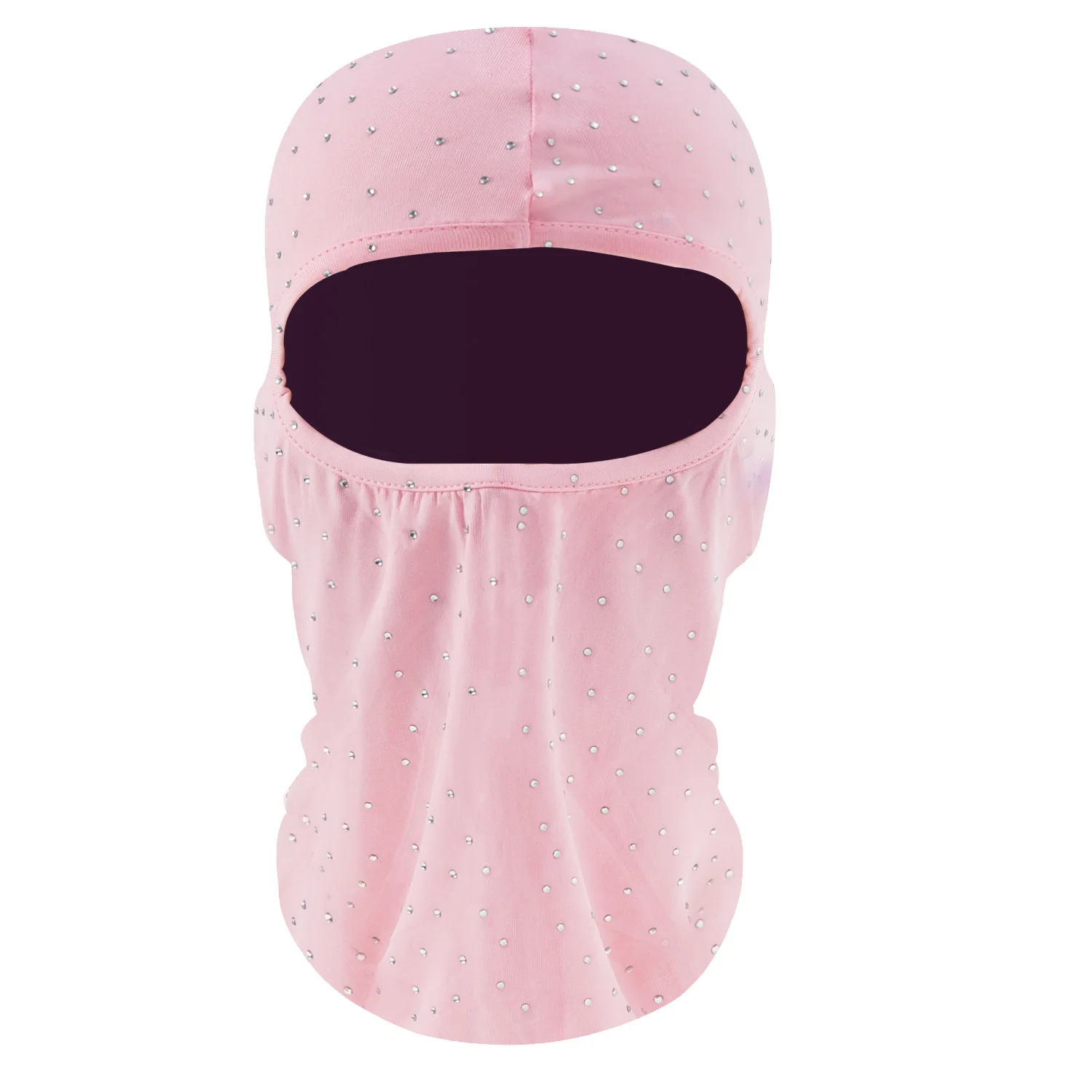 Face Mask Headwear Bicycle Bandana Sports Mask Full Face Scarf Bandana Shining Rhinestone Sunscreen Riding Mask