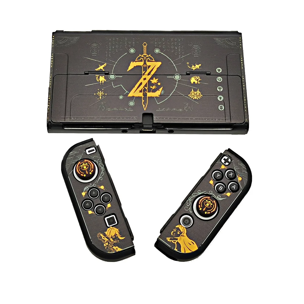 Hot Selling Switch OLED Game Console Protective Sleeve Game Console Accessories Oil Spray Color Shell Custom Hard Shell