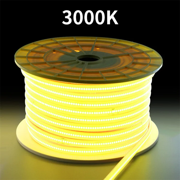 flexible white 12v 24v flexible 480leds/m 10m Flexible 480leds/m 2700K 3000K 4000K 6000K color COB led strip light