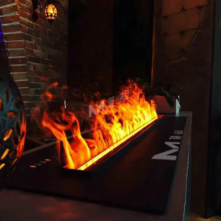 Water Steam Fireplace 3D Water Burning Vapor Effect No Heating