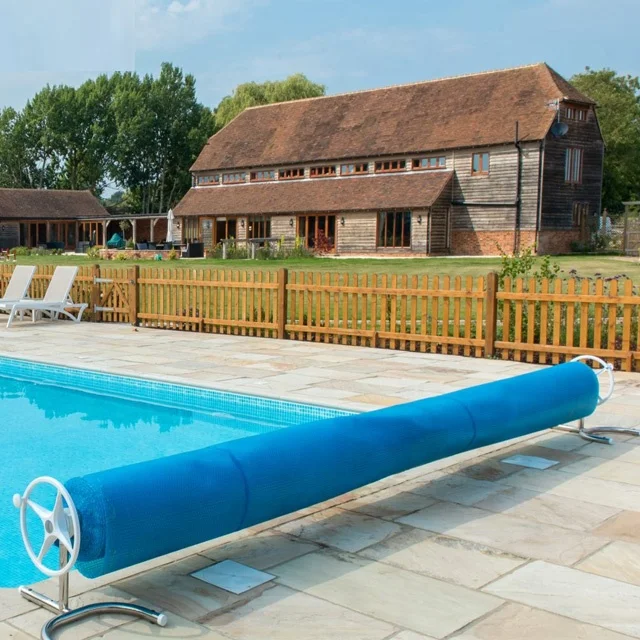 Heat waterproof thermal foam swimming pool pvc cover