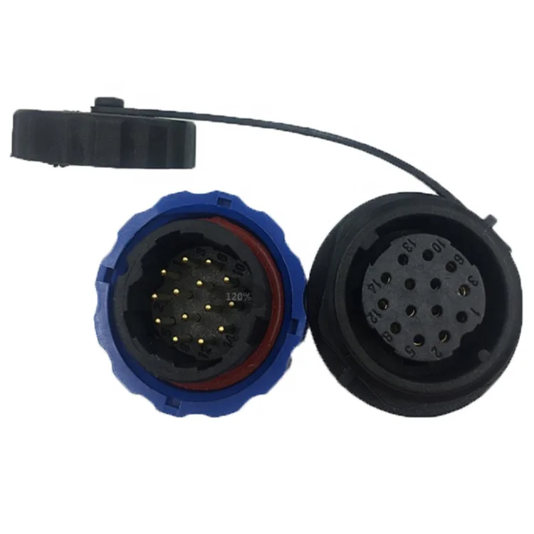 Waterproof Docking Aviation connector SP20 SD20 14pin docking type socket Male and Female
