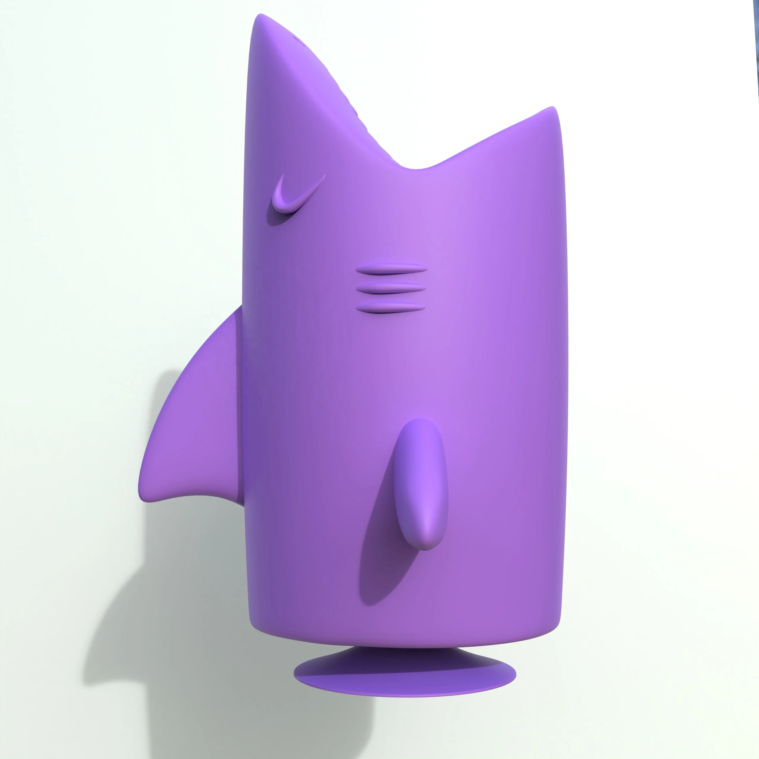 Modern silicone toothbrush holder with suction cup and drain hole for kids