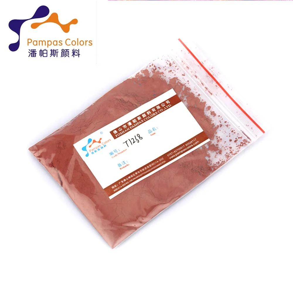 Лучшая цена коричневый неорганический керамический красный пигмент порошок Fe-Cr-Al-Zn