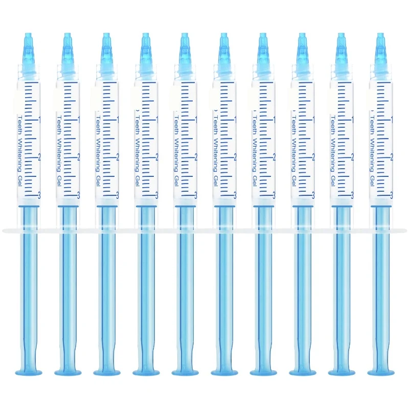 10pcs /Pack Professional Teeth Whitening Gel Refills 44% Carbamide Peroxide Tooth Whitener Formula
