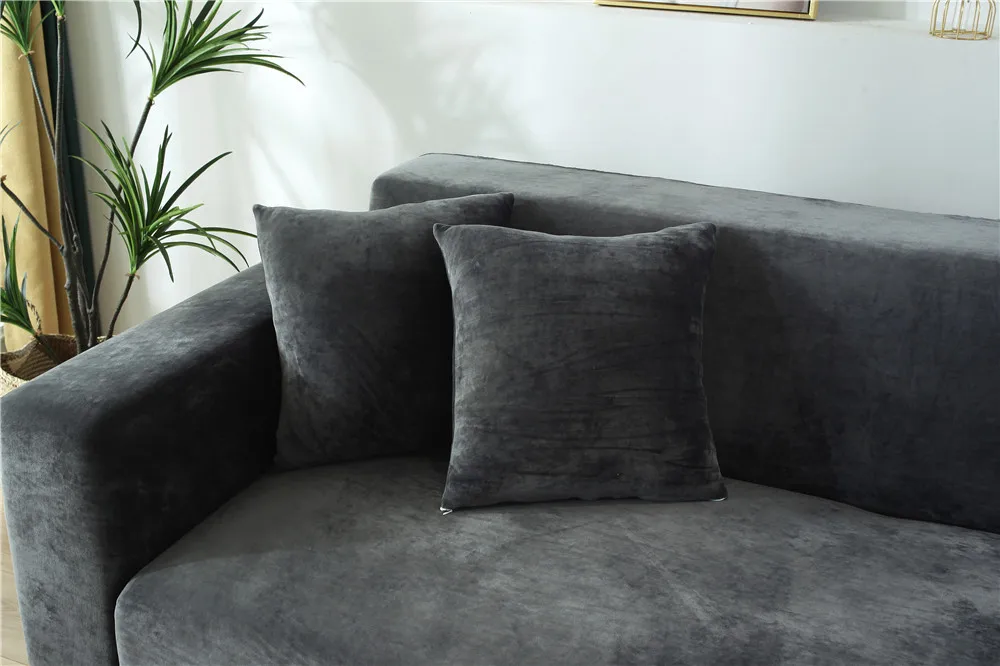Утолщенной универсальный высокое качество чехол 1/2/3/4 местный диван с обивкой из бархатной ткани, огранка из эластичного материала, чехол для дивана