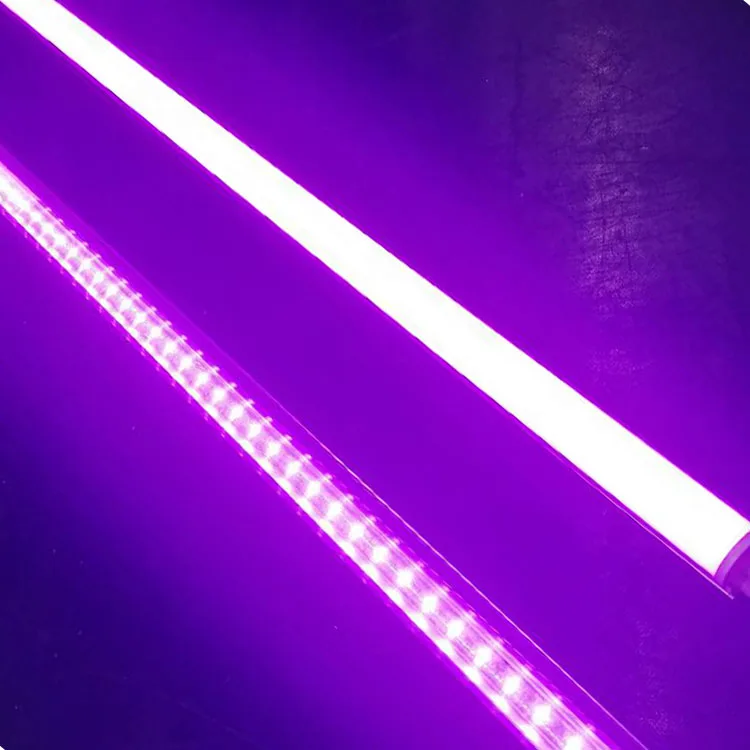 4ft 18W 365nm 395nm UV integrated T8 LED tube light with power line