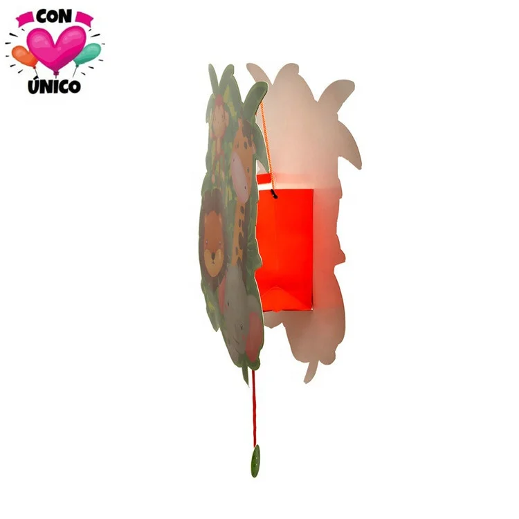 New Jungle Safari Animals Theme Kids Birthday Party Pinata Party Supplies Decoration Eco-friendly Disposable Tableware