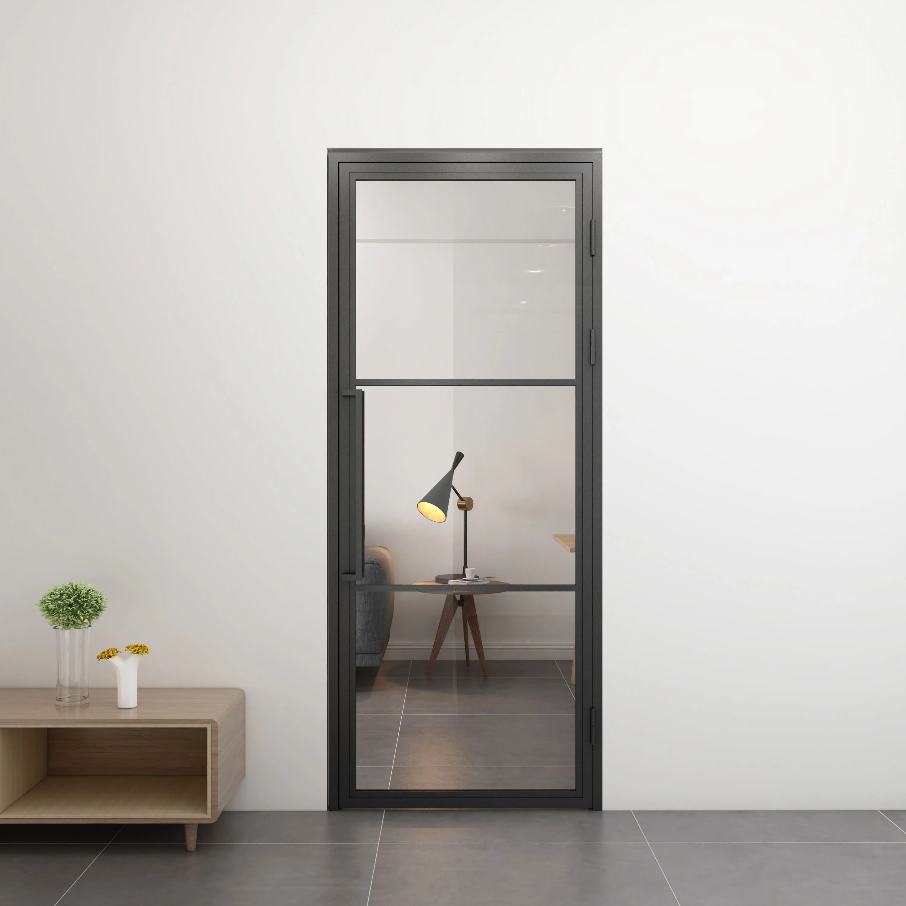 Custom made Steel framed glass doors