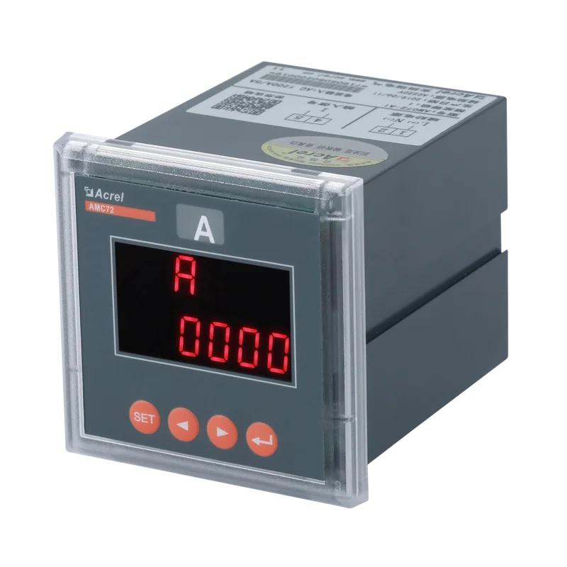 Acrel AMC72-AI/C Programmable AC Single Phase Current Meter Digital Panel Meter LED Display RS485