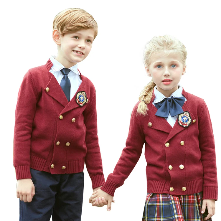 Wholesale Custom School Uniforms Summer Sport Shirt Uniform Black and White with Short Sleeve