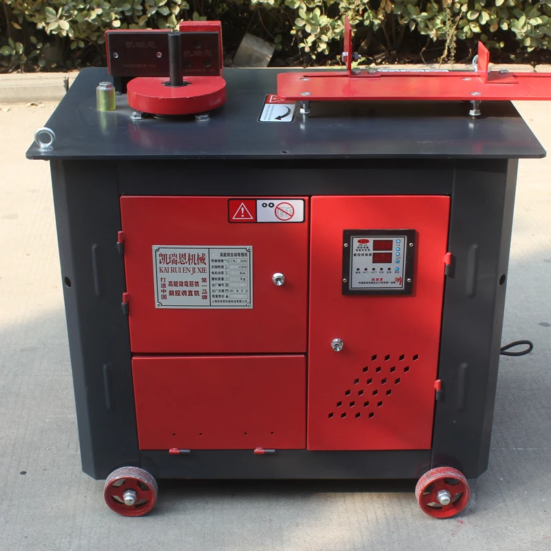 GF24 Factory Direct Sale Steel Rebar Bar Stirrup Spiral Bender Wrought Iron Rebar Bending Machine