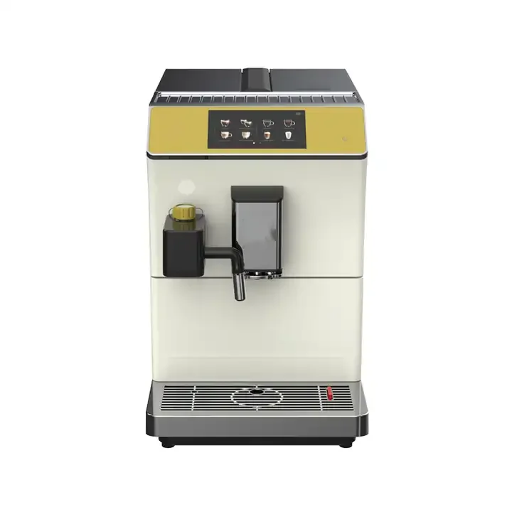 Touch cd Screen Display Commercial Professional Fully Automatic Espresso Coffee Machine With Grinder