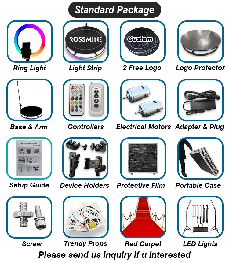 360 photo booth replacement arm for larger rightlich 360 led photo booth rug 360 photo booth automatic fast shipping