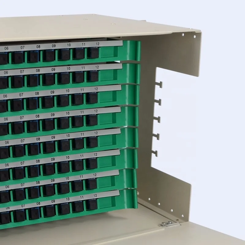 YAXUN 19 Inch Cabinet 6 U Optical fiber Distribution Frame Full SC 96 Core FDU ODF