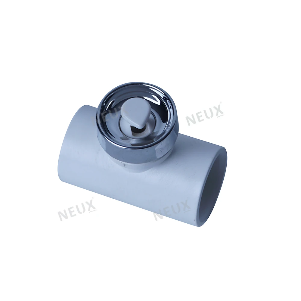 Modern design Chromed ABS Plastic Bath Tub Round Water Nozzle Drop-in Massage Jet for Whirlpool