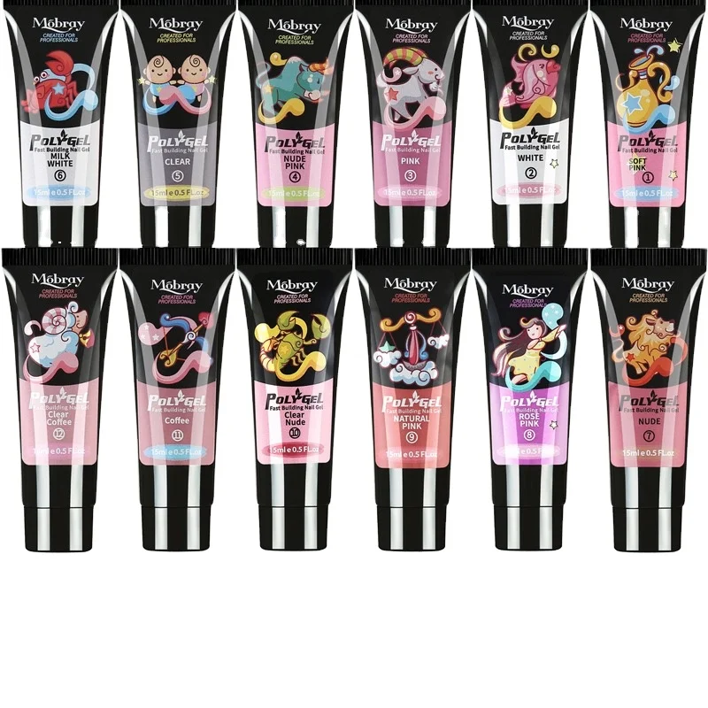 Nail Gel Kit Nail Extension Gel Kit Gel Nail Kit at Home