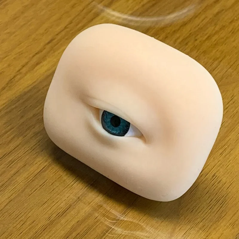 3D Silicone  Popular PMU Accessories Eyes Practice Skin Really Human Semi Permanent Makeup Tattoo for Microblading Practice Skin