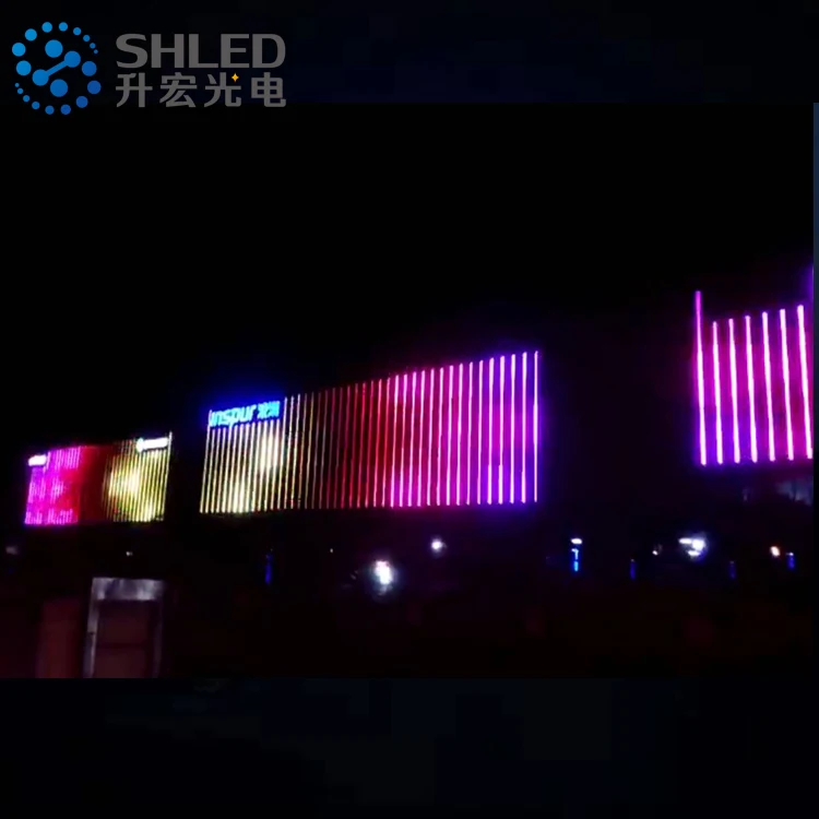 Архитектурный дизайн водонепроницаемая трубка dmx rgb 24 В Ip65 наружный светодиодный линейный свет для строительного освещения