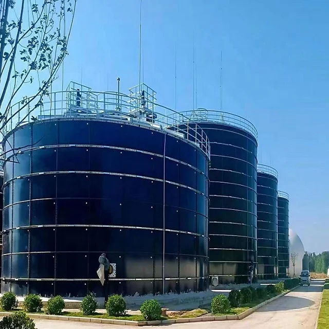 glass fused to steel tank wastewater buffer tank sludge tank