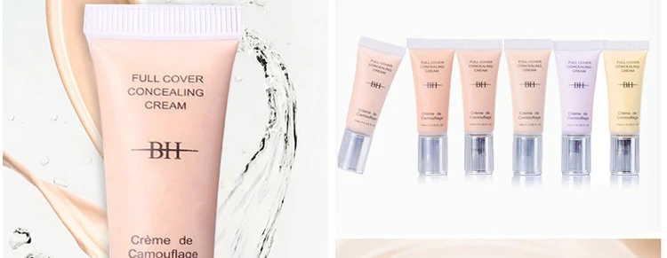 Mineral liquid foundation covering & hiding make up concealer for cosmetics