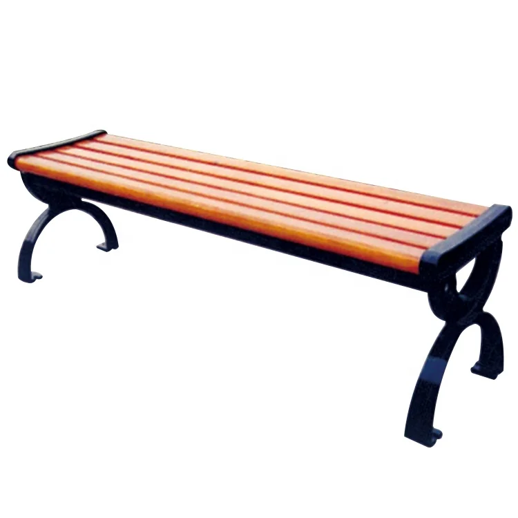 Composite Wood WPC Outdoor Fitness Station Leisure Bench Outdoor Park Bench Seating Bench Chair