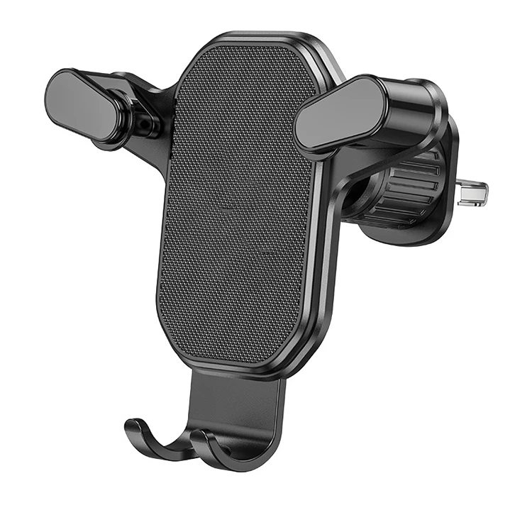 В одно касание выпуск Крепление для телефона, устанавливаемое на вентиляционное отверстие в салоне автомобиля Универсальные чехлы для мобильного телефона с креплением на дефлекторах вентиляции автомобиля держатель сотового телефона
