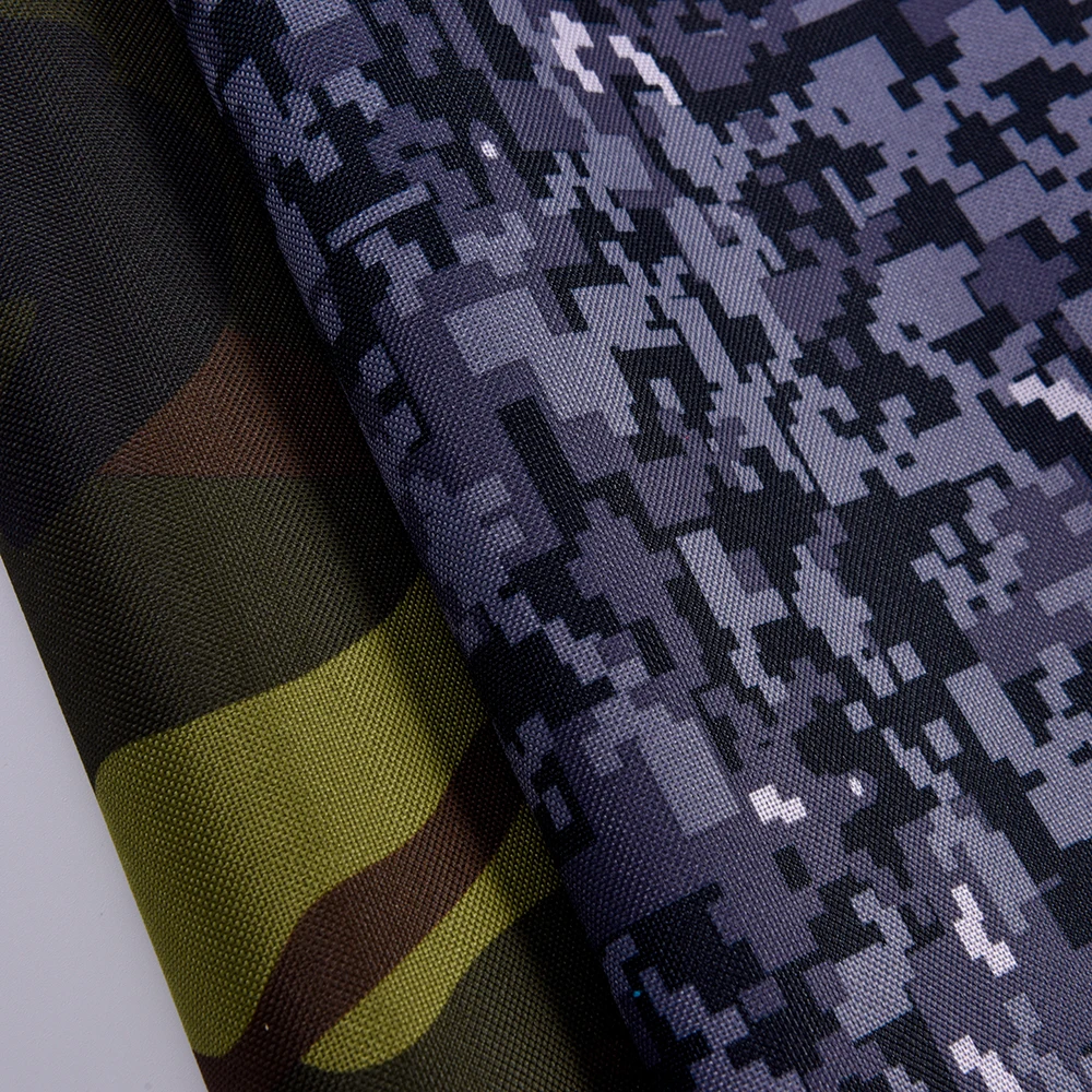 Factory Wholesale Recycled Custom Waterproof Printed Atacs Fg Polyest Oxford Fabric for Tactical Jackets Bag