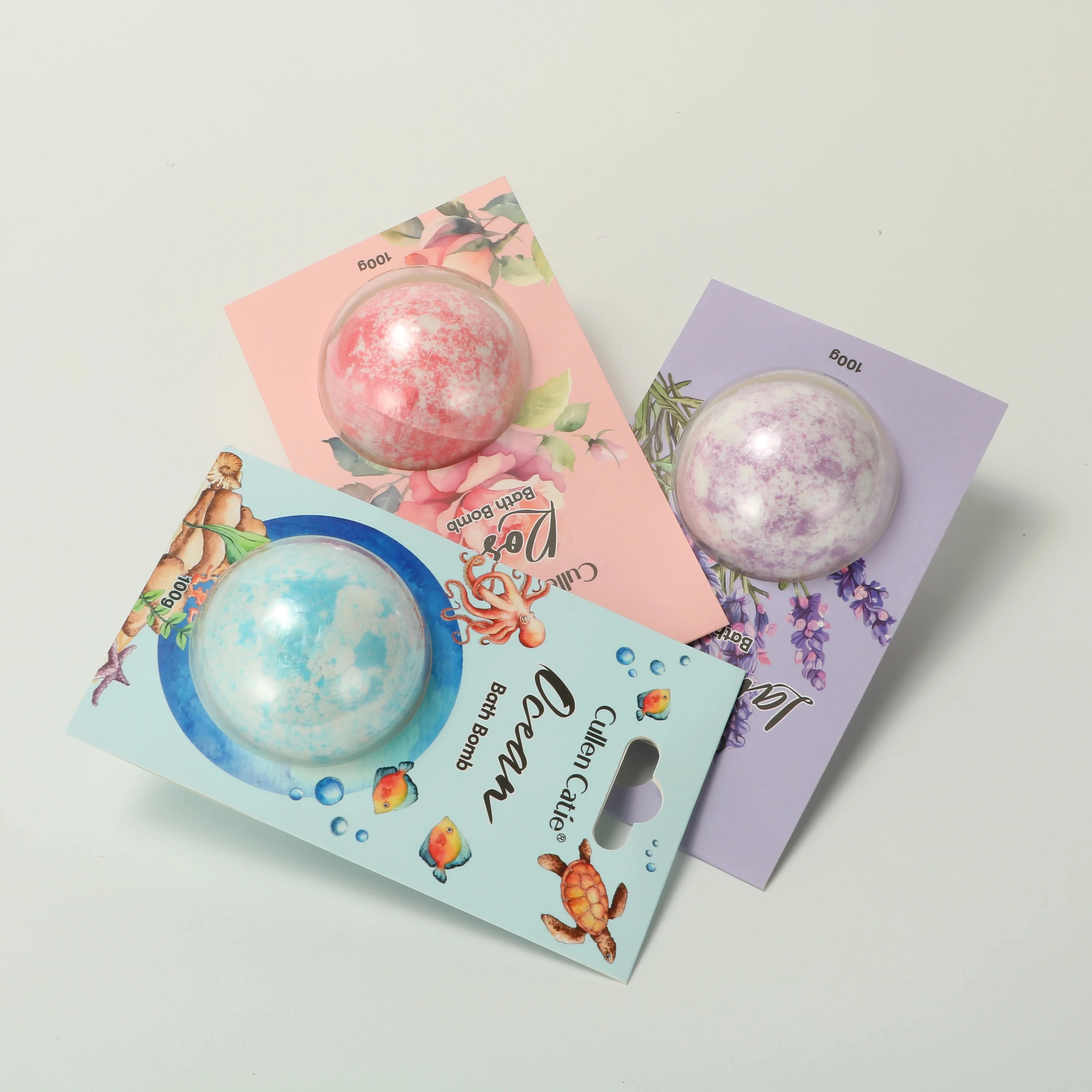 2023Custom Wholesale Ball Shape Bubble Shower  Bubble Bath Bombs Gift Set for Holiday body care Spa Bath Ball Kit for Christmas