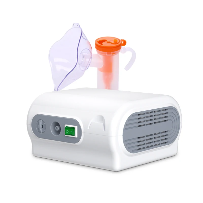 Portable Mask Compression Atomizer Inhaler CE Medical Household Low Noise Compressor Nebulizer Machine