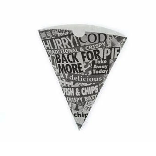 
Disposable custom logo size printing greaseproof wholesale cheap crepe paper cone 