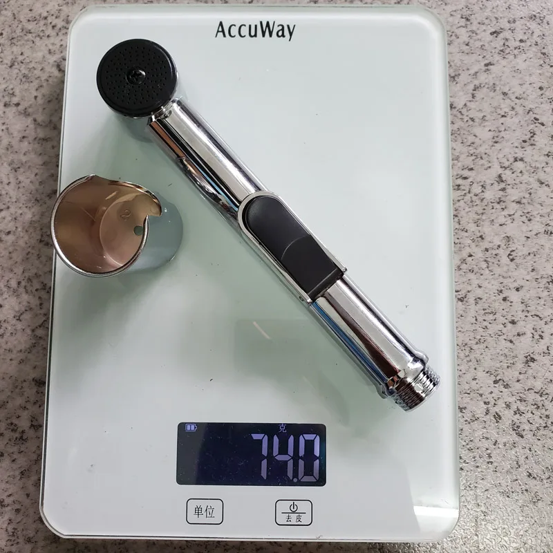 Handheld Gold Plated Toilet Bidet Sprayer ABS Hand Bidet Faucet for Bathroom Hand Sprayer Shower Head Self Cleaning