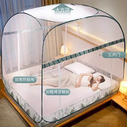 Folding Mosquito Net for Bed Tiktok Mosquitera Canopy Netting for adults Easy Fast installation of folded Tent outdoor