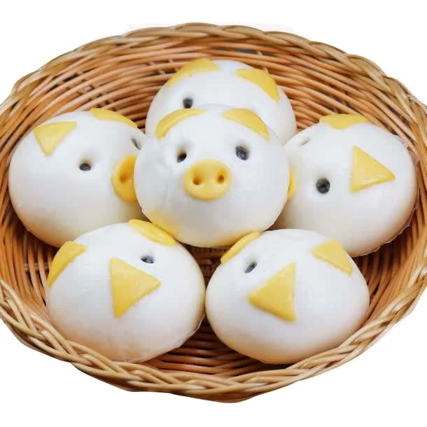 Wholesale Frozen steamed bun buffet bun utritious frozen nugget chinese bun bread