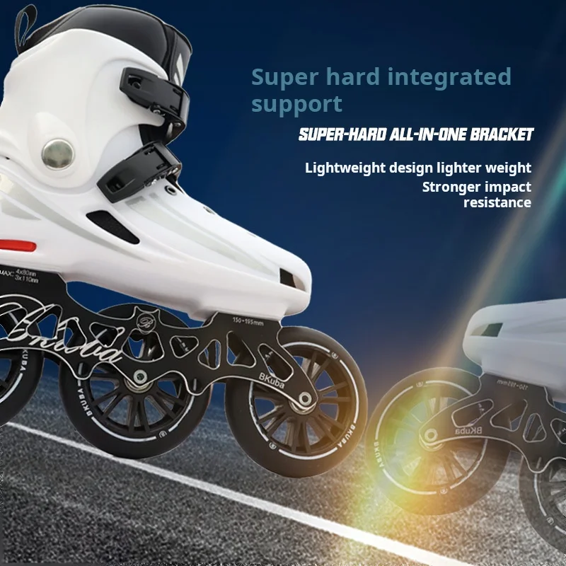 Large three-wheel professional roller skating shoes for beginners, racing shoes for men and women, shoes for men and adults
